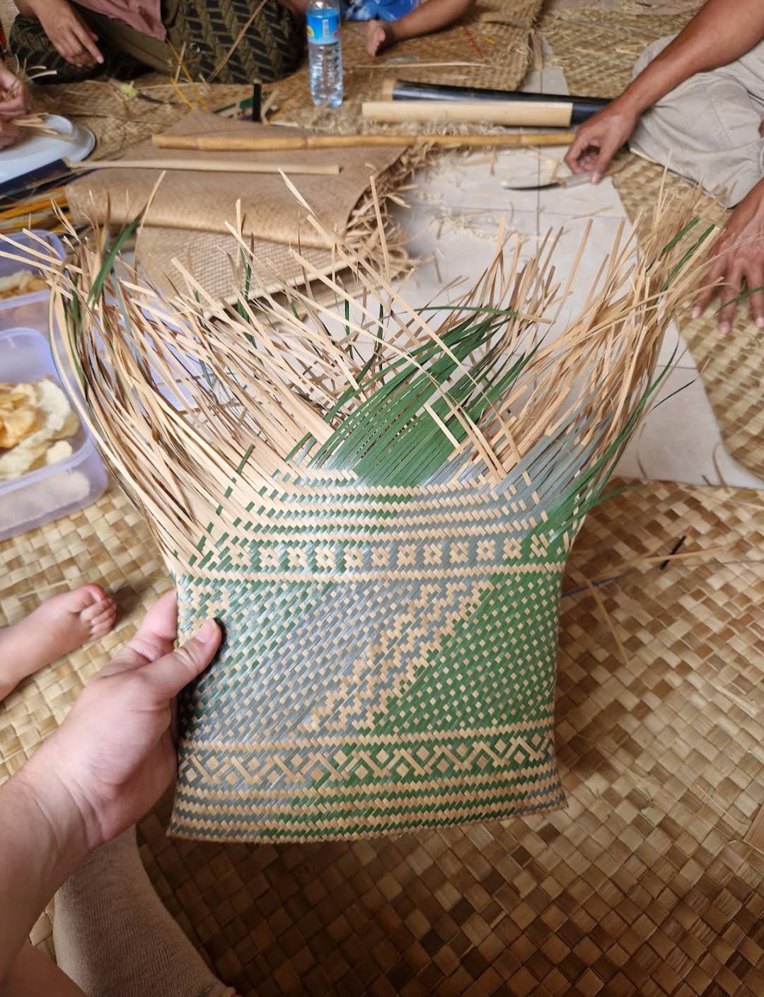 Handwoven Bamboo Basket