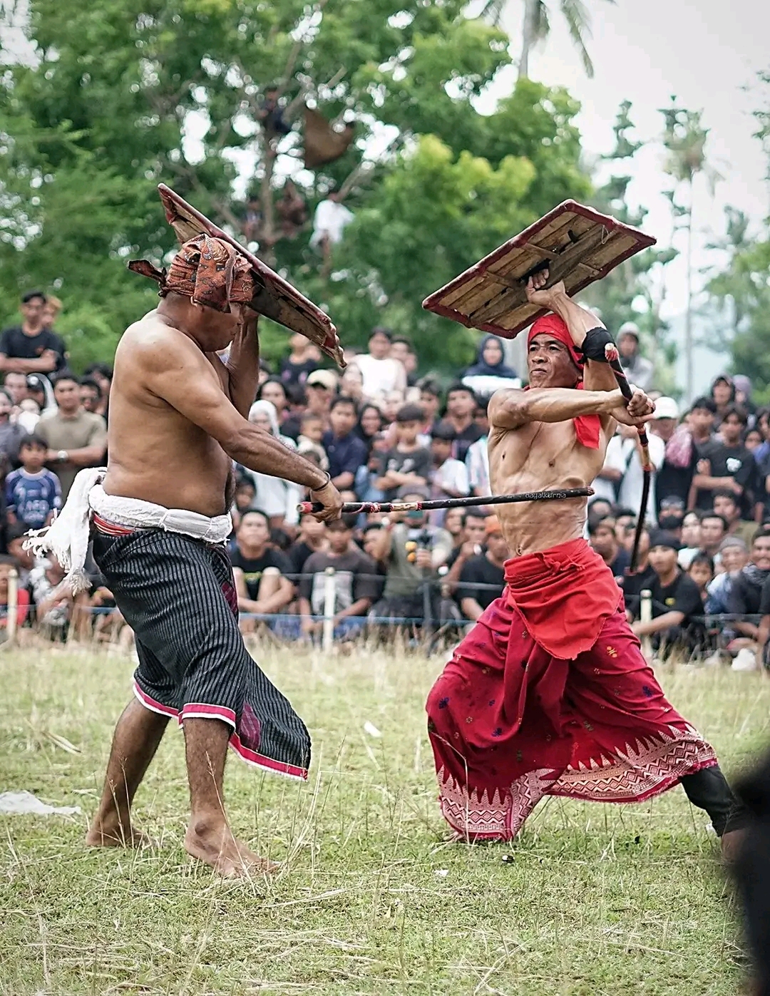 Traditionelles Stick-Fighting Kostüm