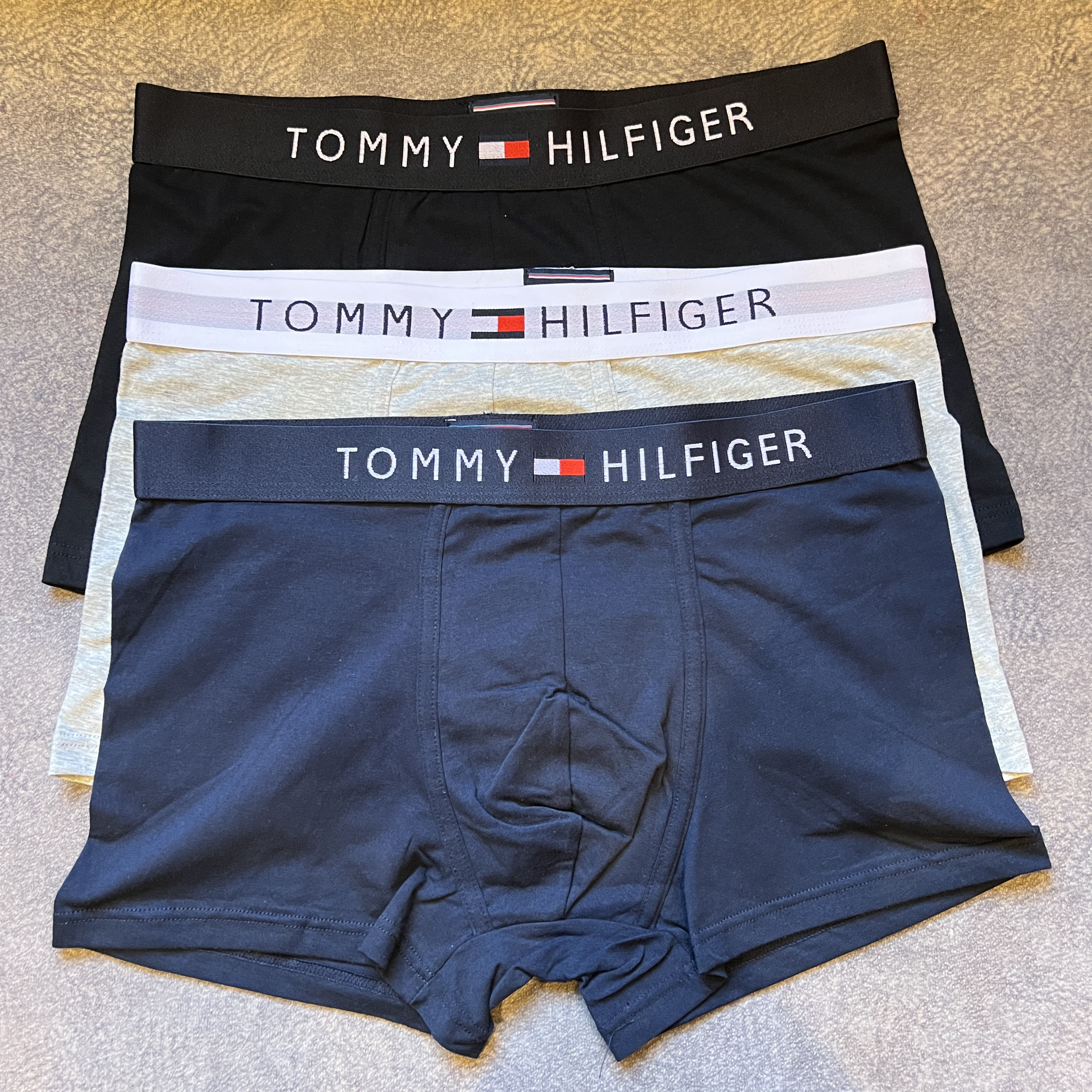 Tommy Hilfiger Men’s Premium Cotton Boxer Briefs – Set of 3