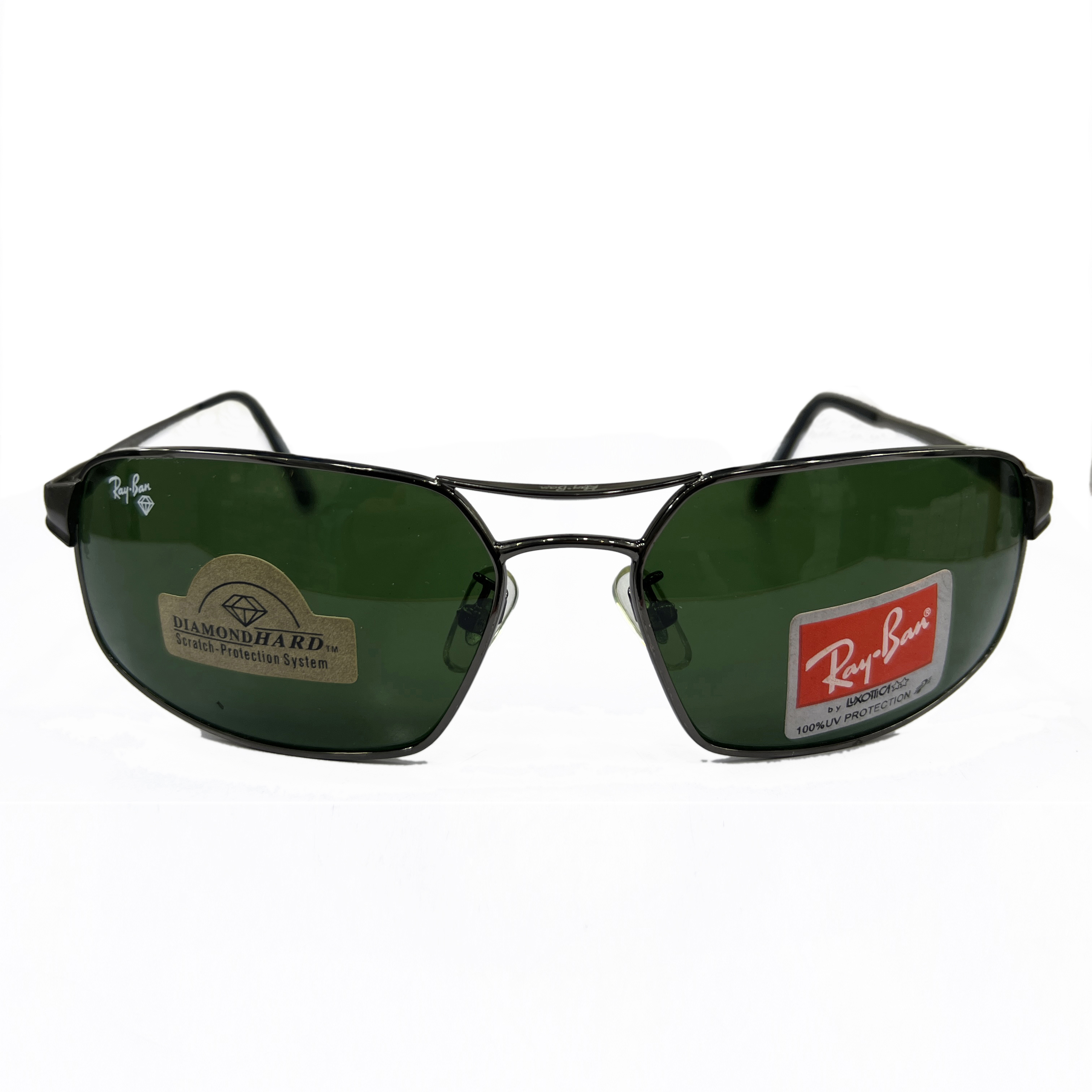 Classic Green Lens Metal Aviator Sunglasses – UV Protection08