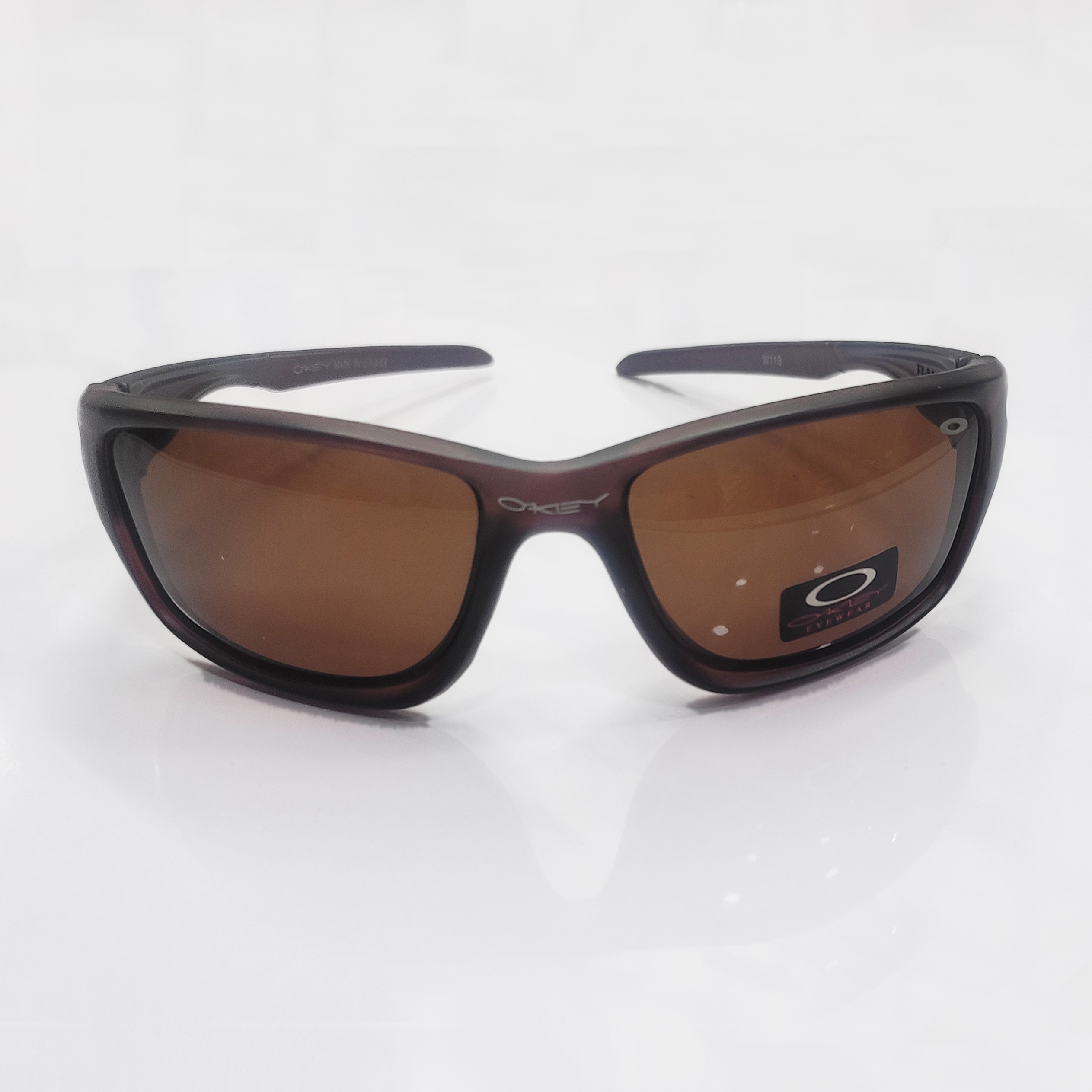 Sport Wrap-Around Sunglasses – Brown Lens & Matte Brown Frame (Unisex)