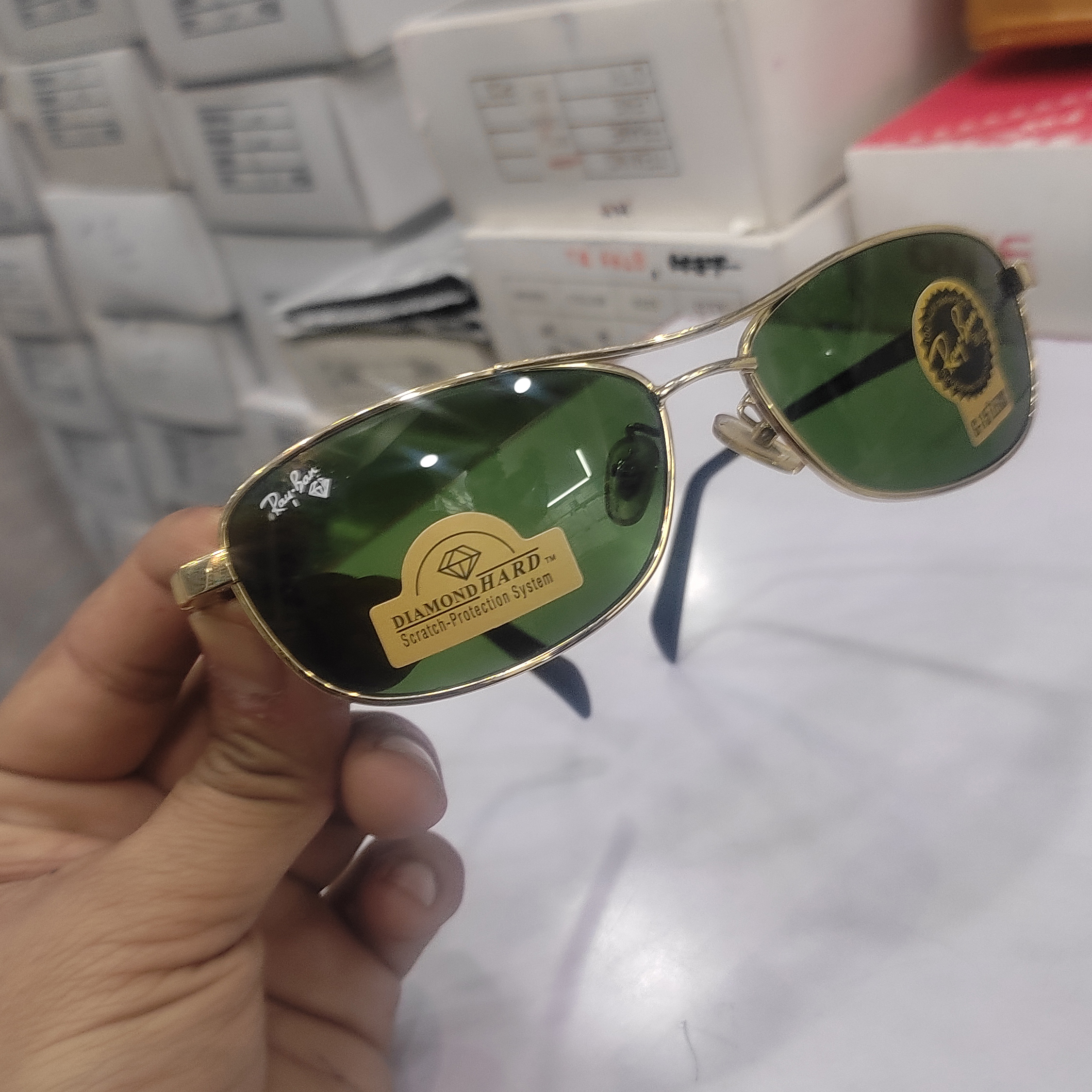 Ray-Ban DiamondHard Scratch-Resistant Sunglasses