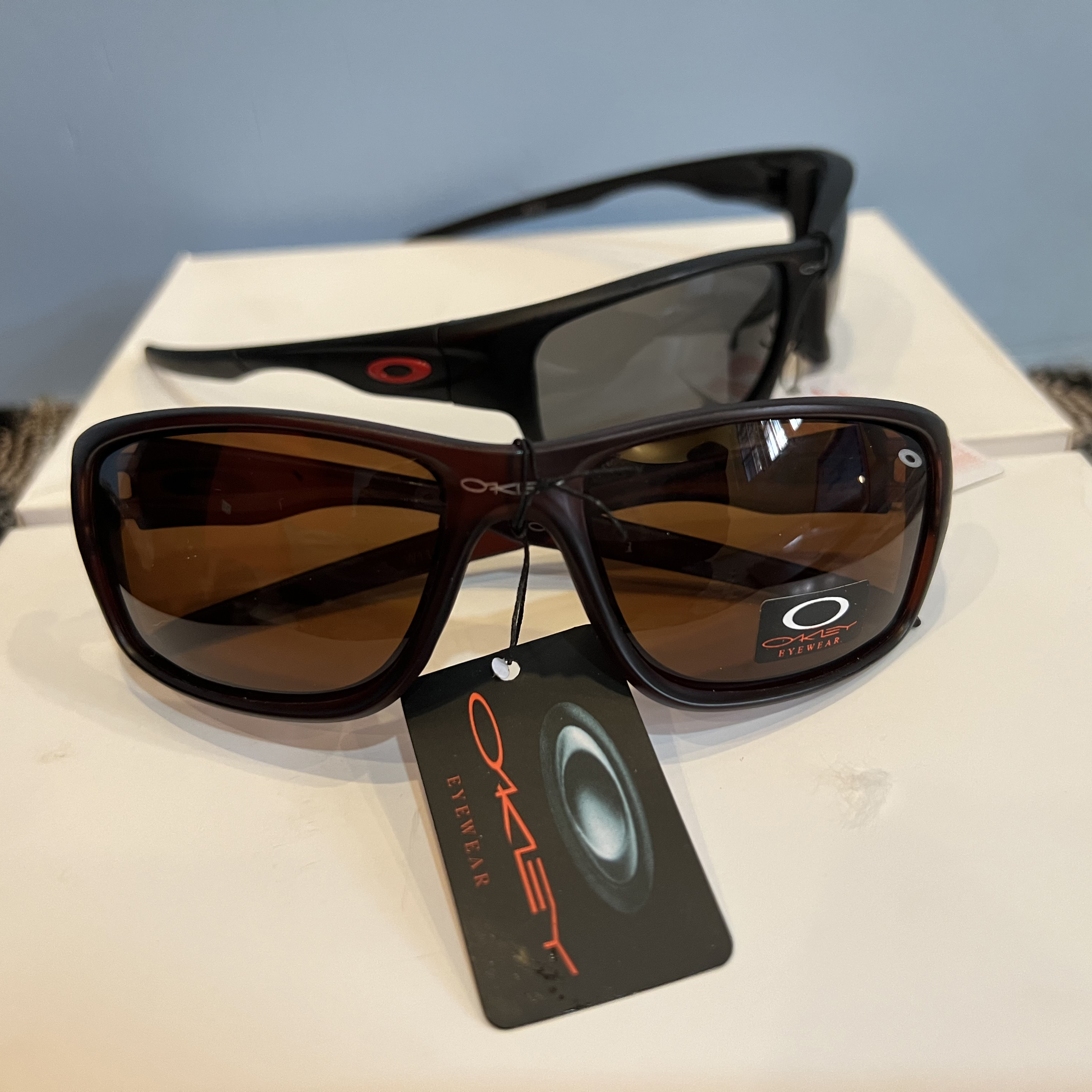 Sport Wrap-Around Sunglasses – Brown Lens & Matte Brown Frame (Unisex)