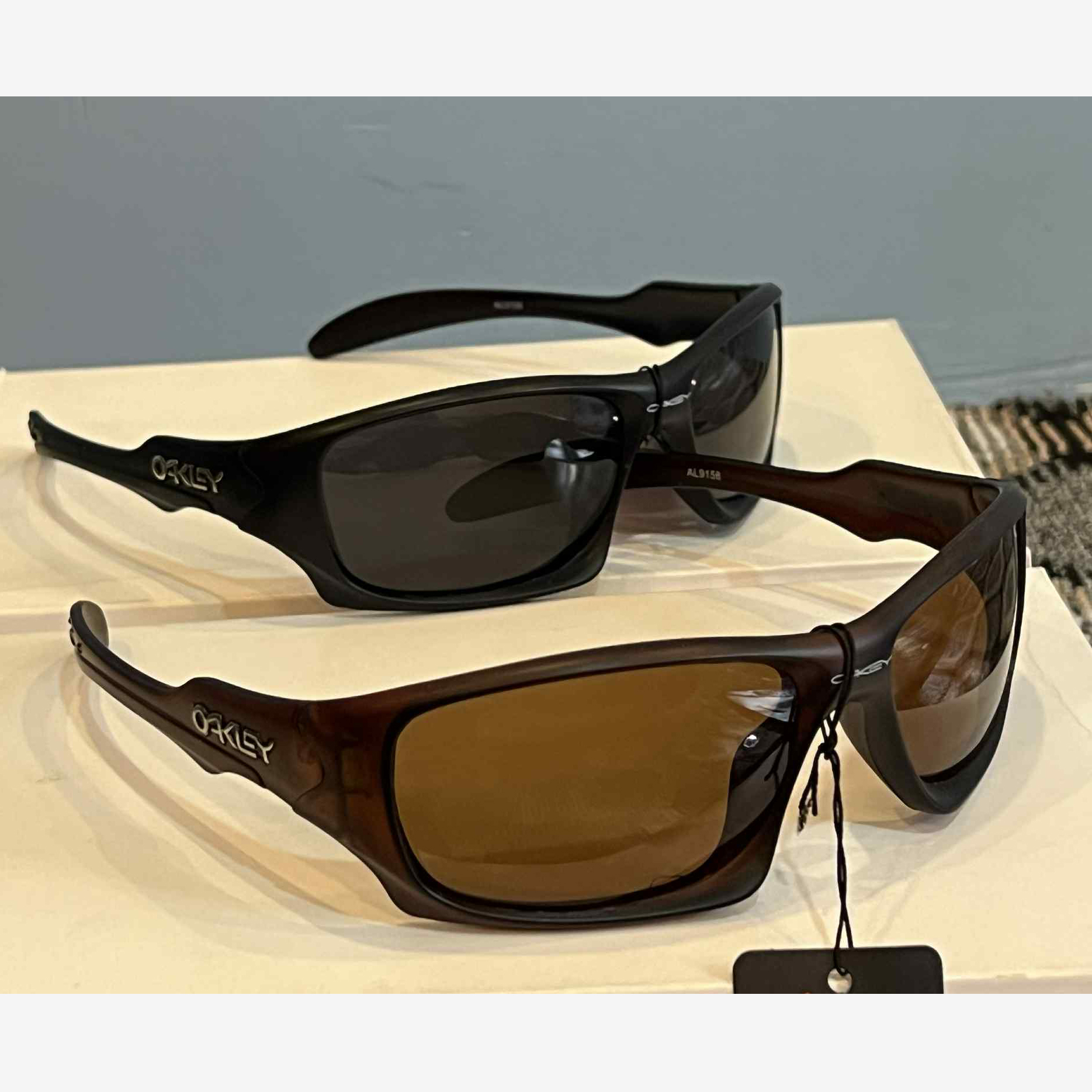 Sport Wrap-Around Sunglasses – Dual Color Options (Black / Brown Lens) – Unisex