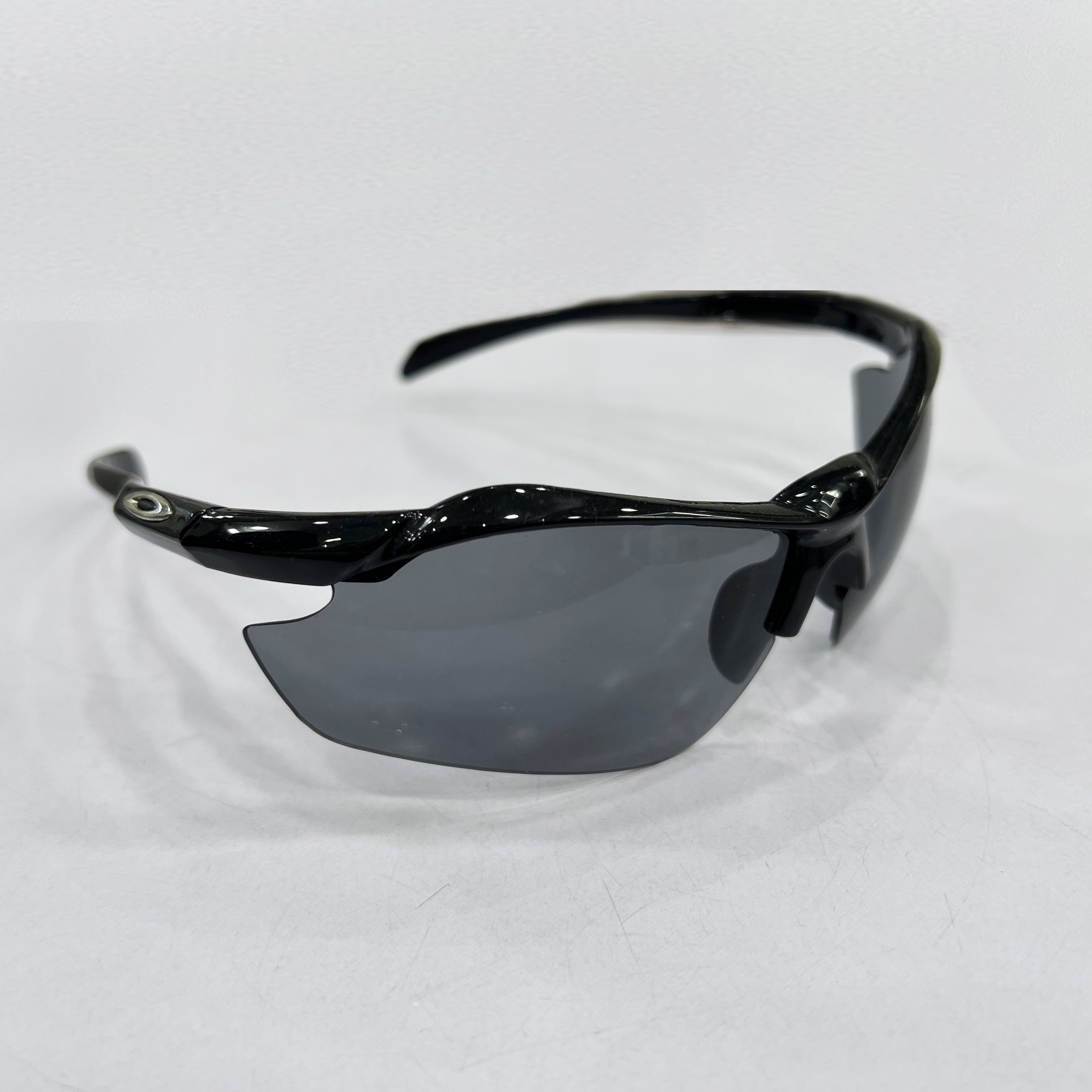 SportX Half-Rim Wraparound Sunglasses – Matte Black UV400