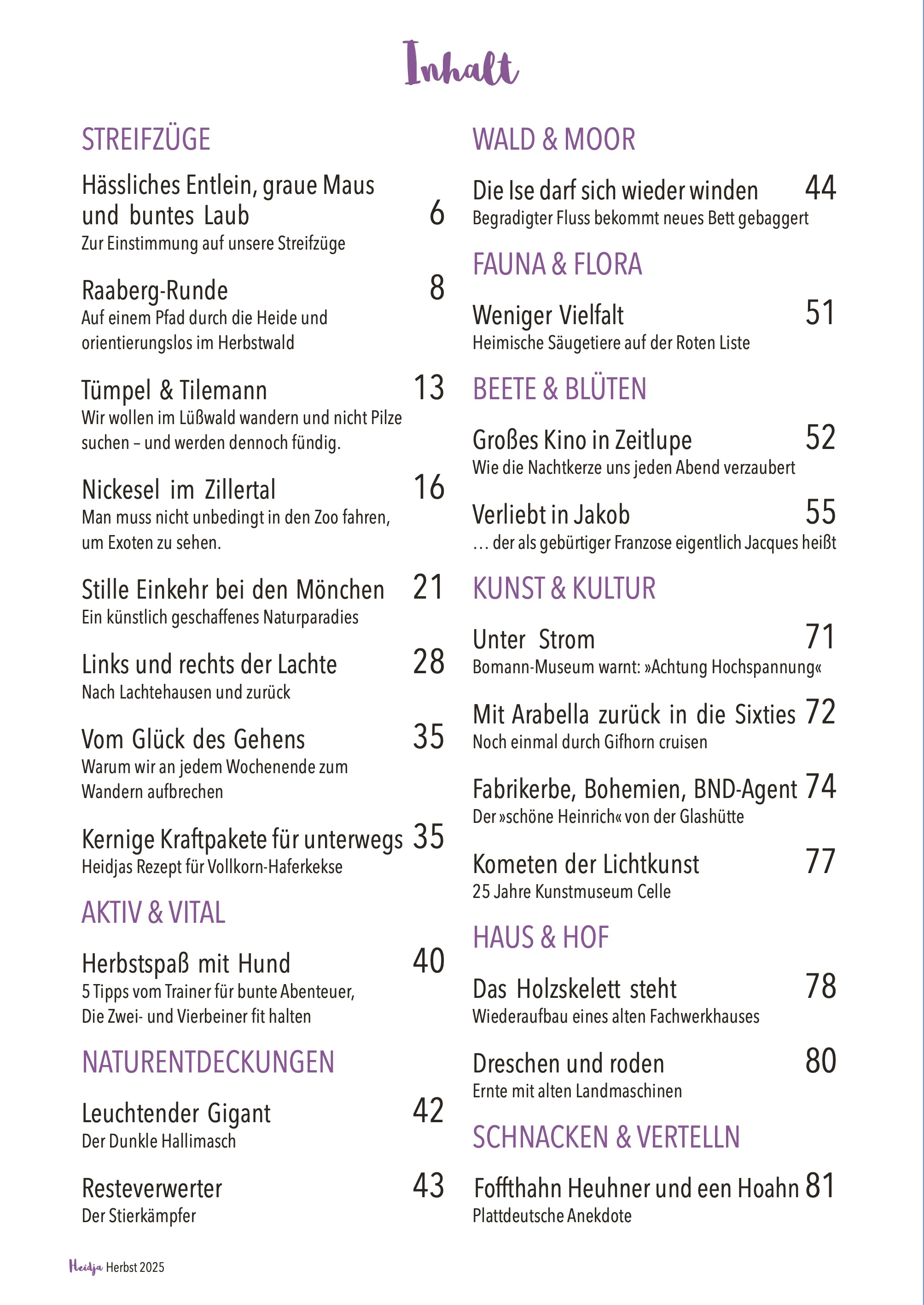 Heidja Herbst 2025