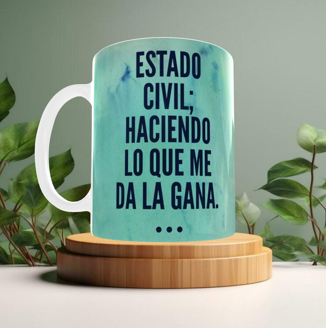 Taza motivacional 'Estado civil'