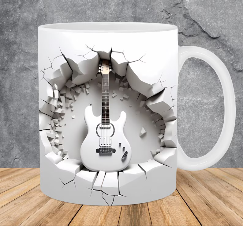 Taza de guitarra eléctrica