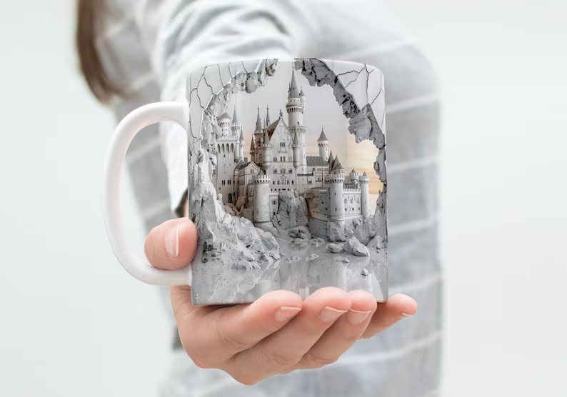 Taza de castillo mágico