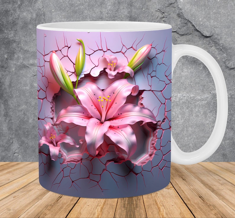 Taza de flores