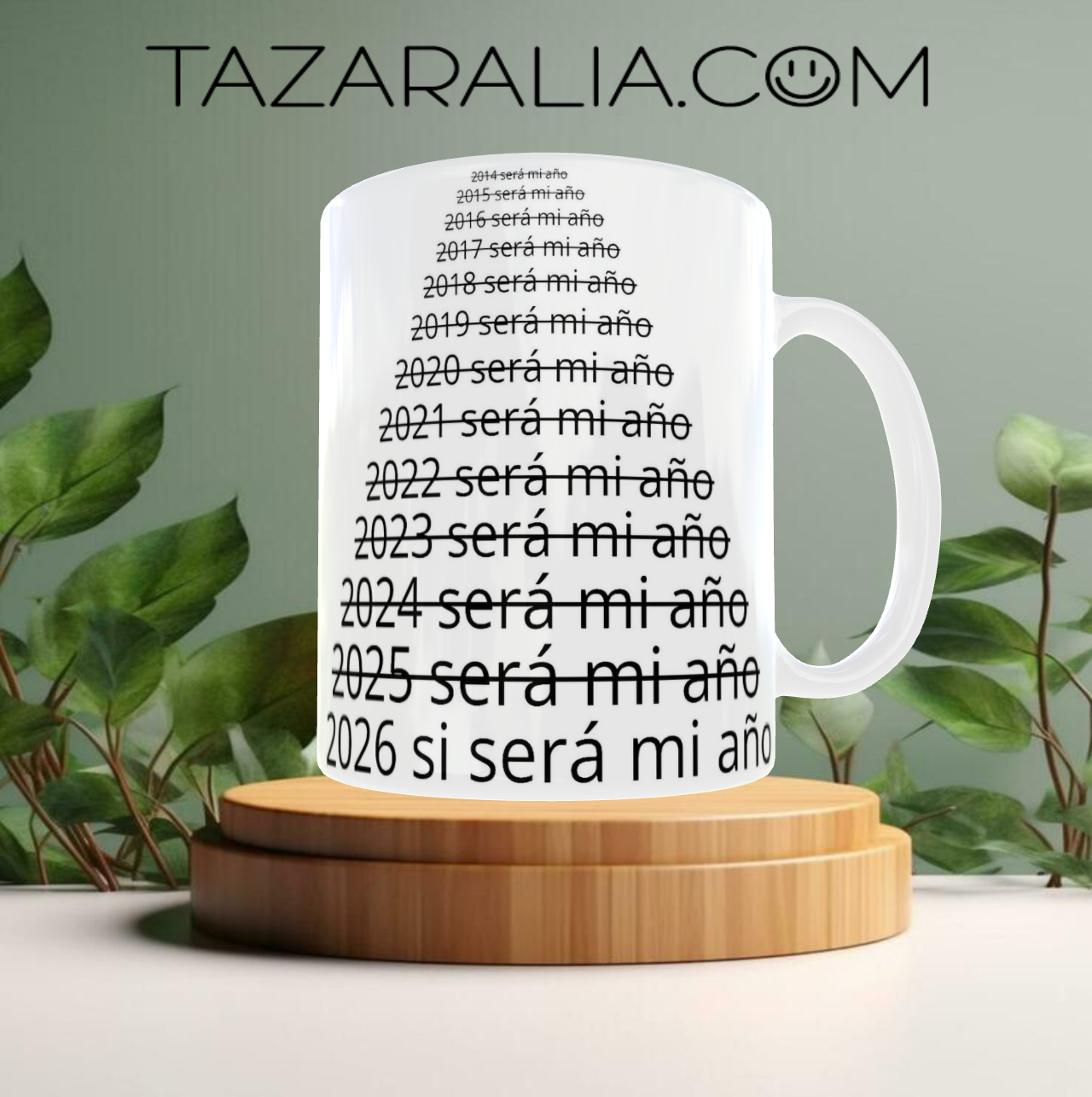 Taza '2026 Será mi año'