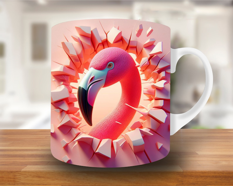 Taza con flamenco