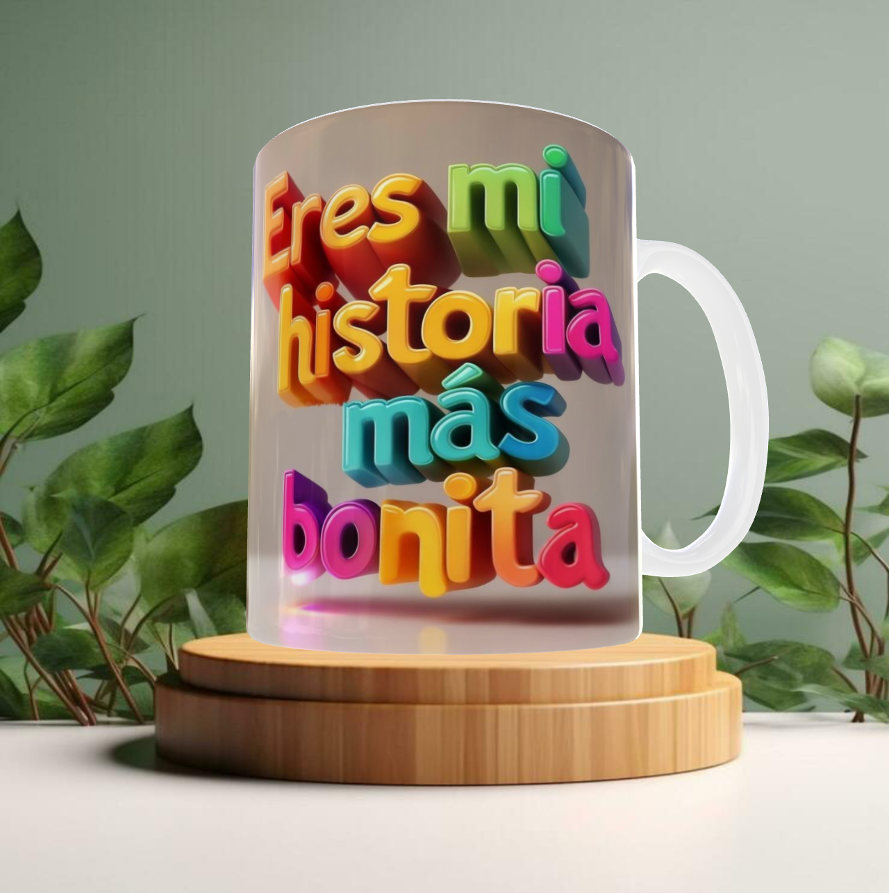 Taza personalizada «Eres mi historia más bonita»