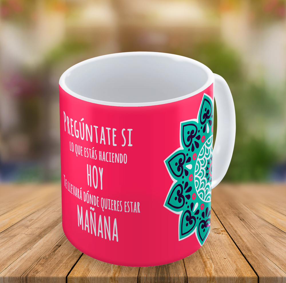 Taza motivacional