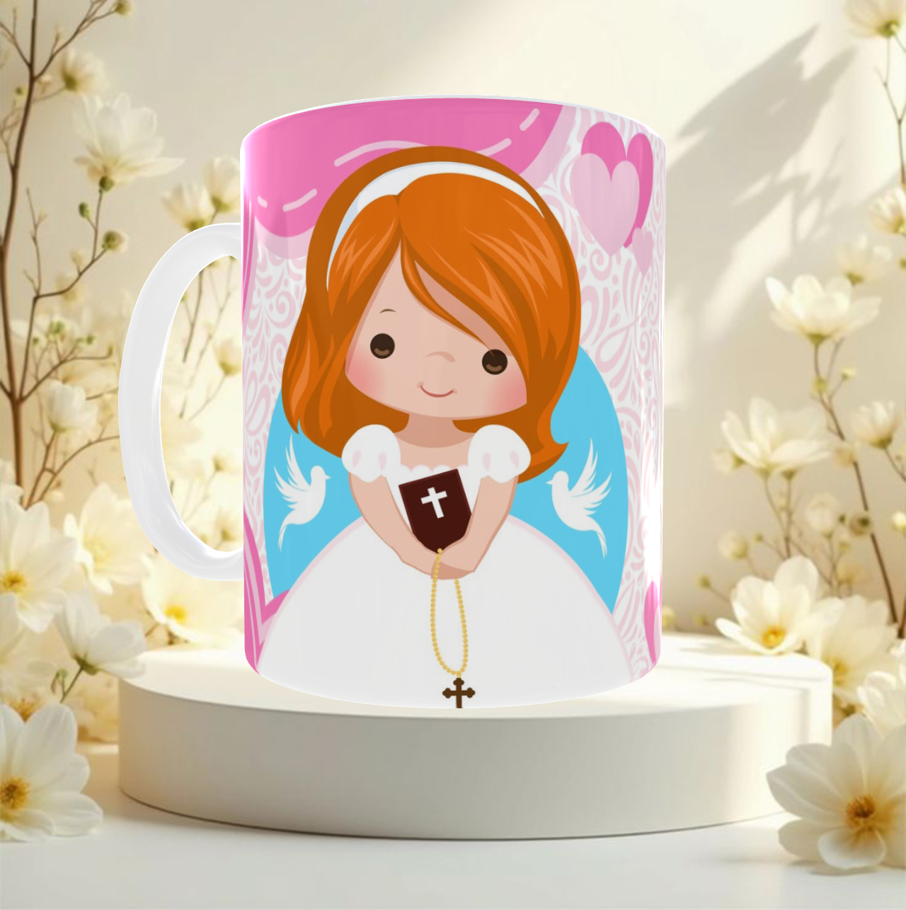 Taza de Primera Comunión para niña