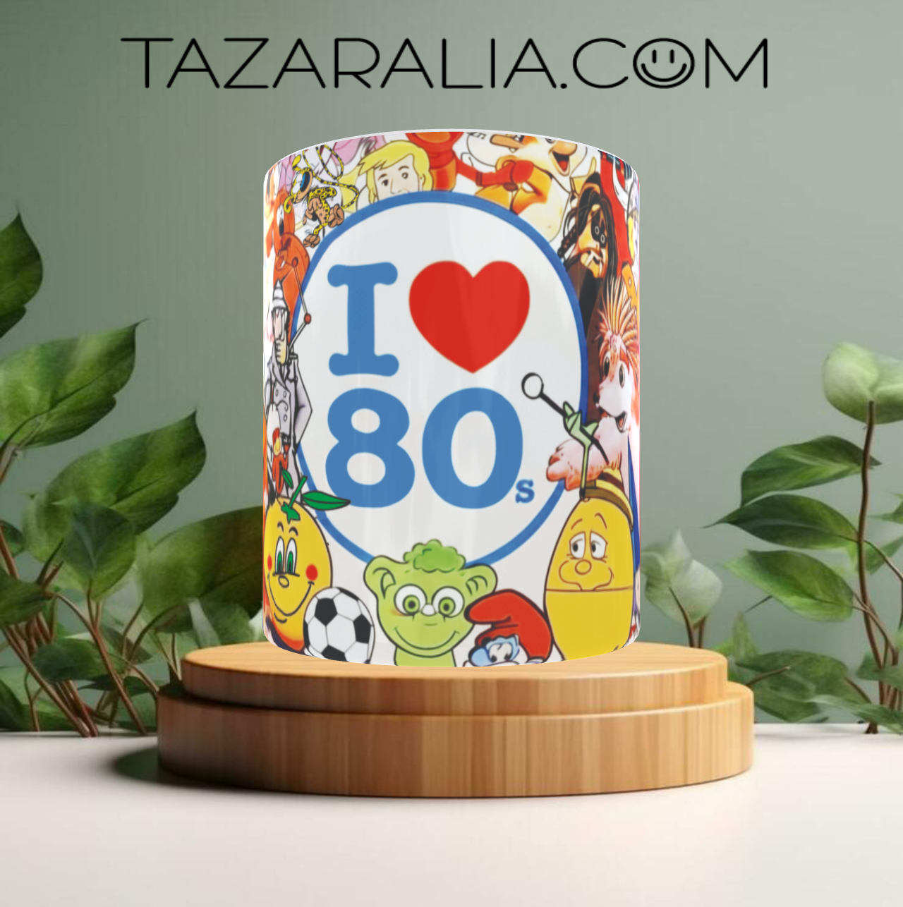 Taza 'I love 80s'
