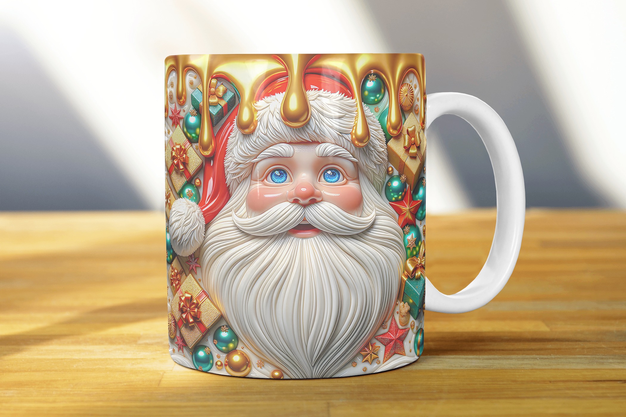 Taza navideña Santa Claus