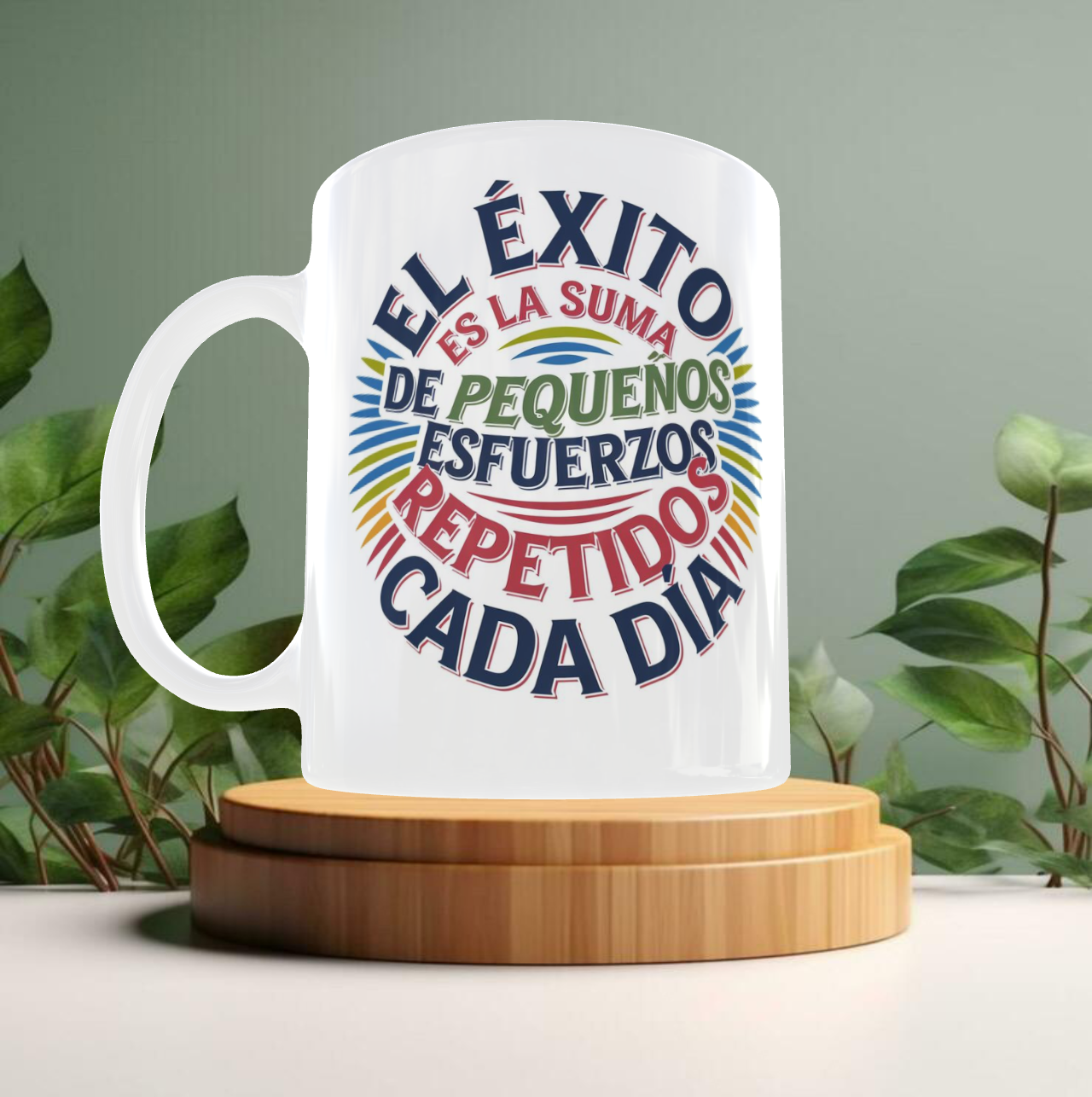 Taza motivacional