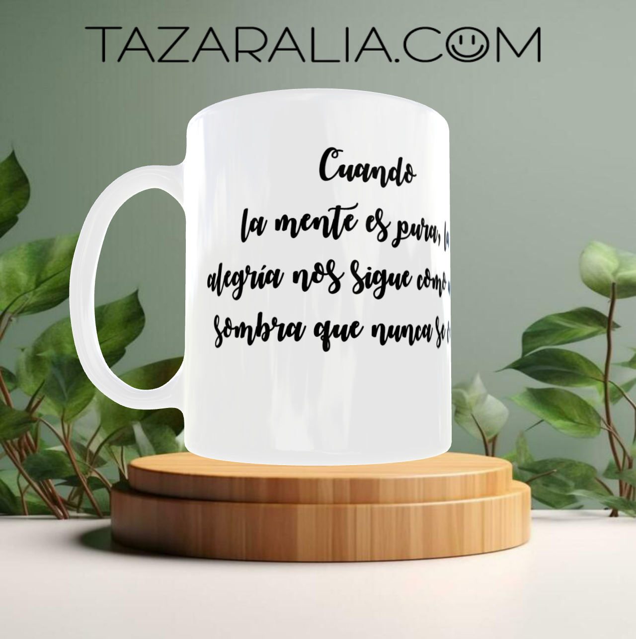 Taza de cerámica con diseño mandala