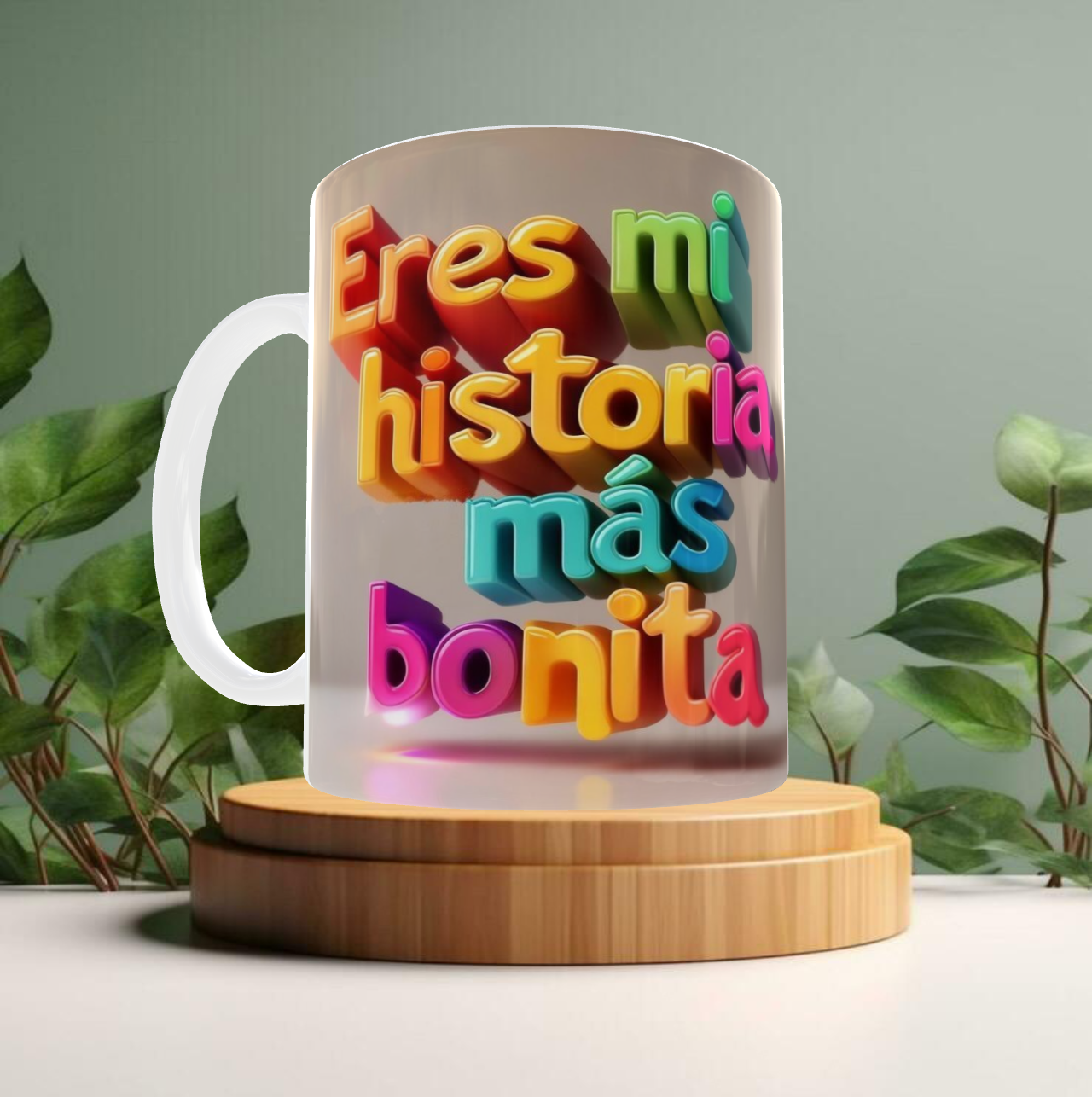Taza personalizada «Eres mi historia más bonita»