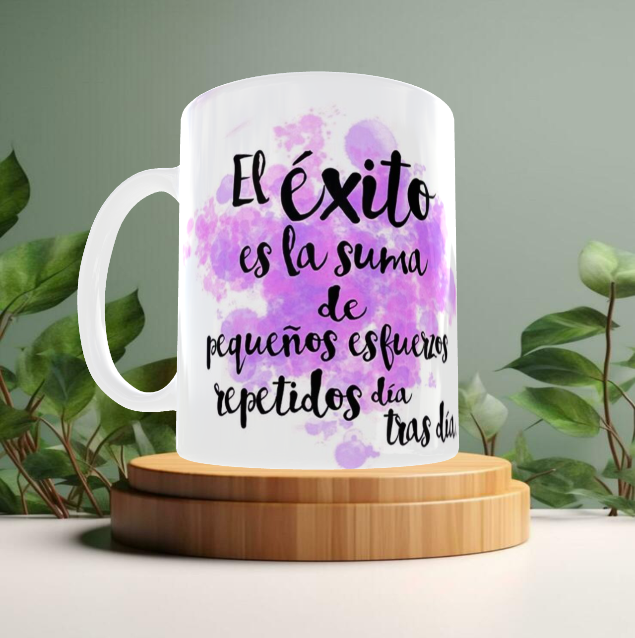 Taza motivacional Exito