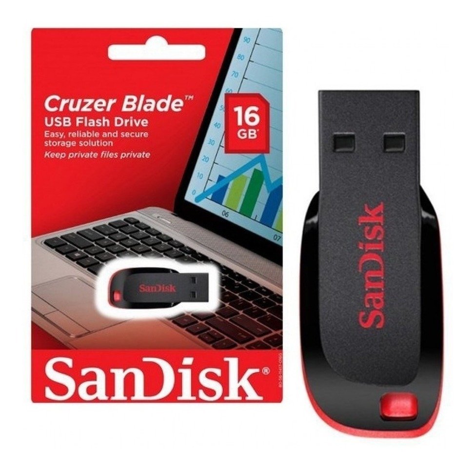 Memoria USB SanDisk Cruzer Blade 16GB