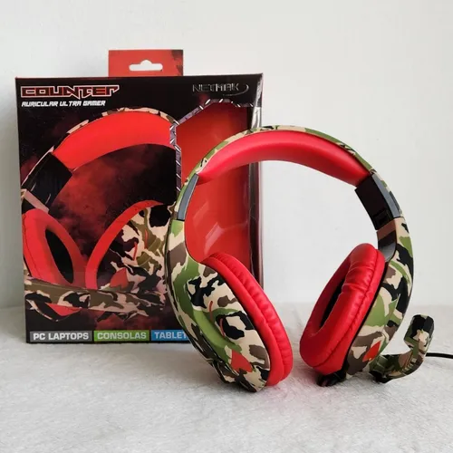 Audífonos gamer con micrófono