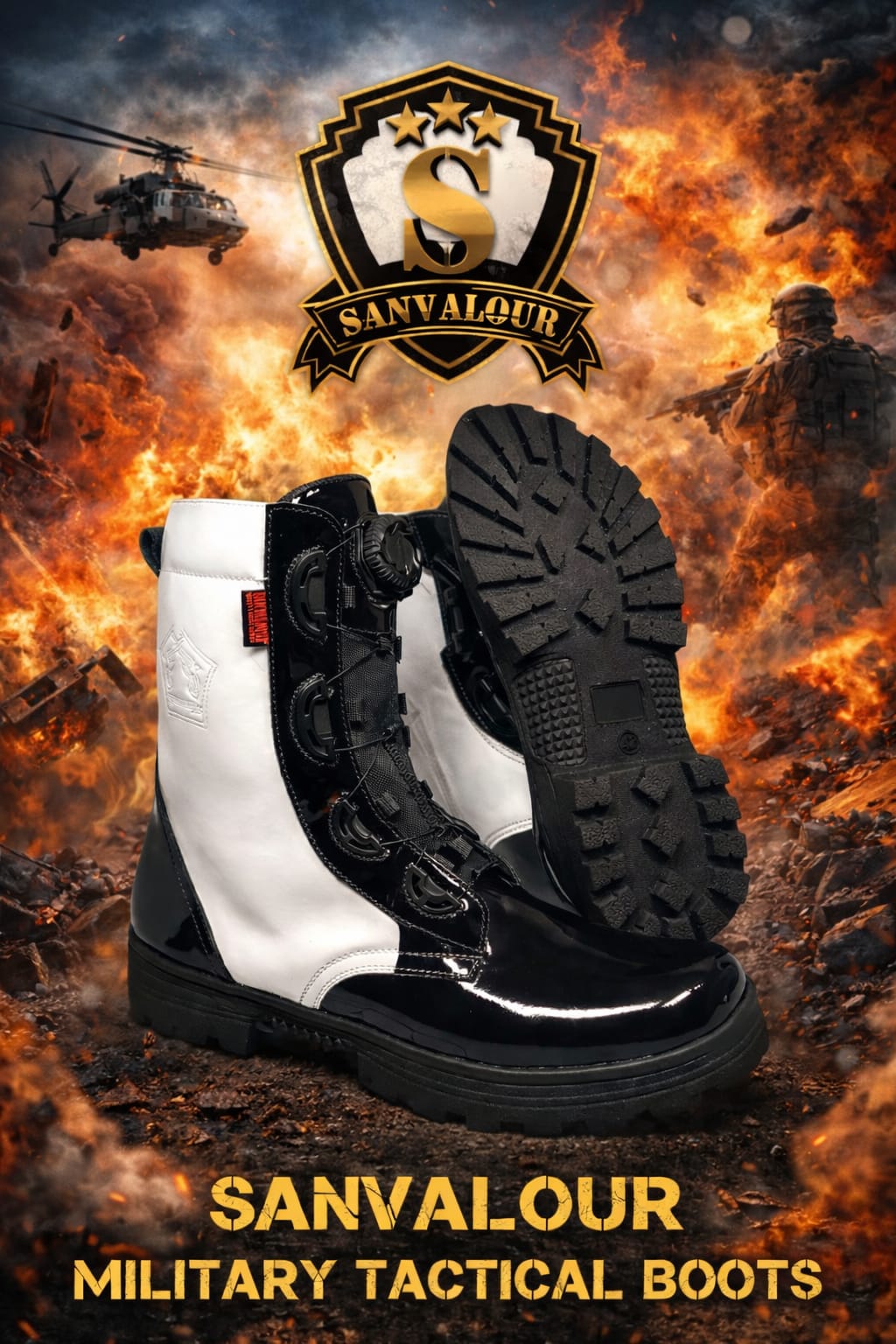 Sanvalour Boots Militer