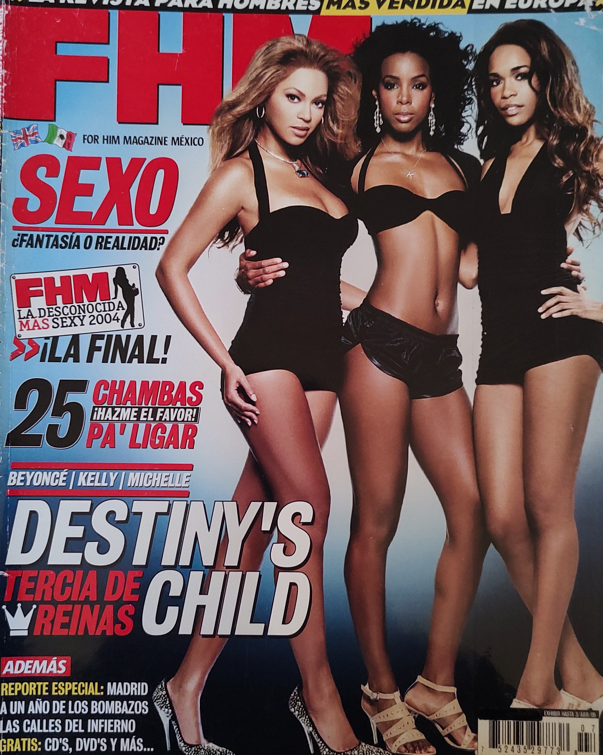FHM México  Beyoncé, Kelly, Michelle 