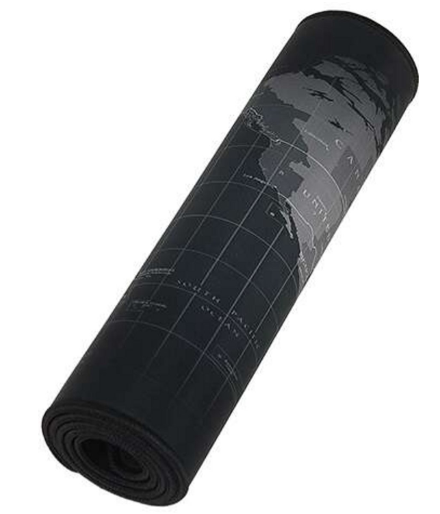 Bureaumat met wereldkaart