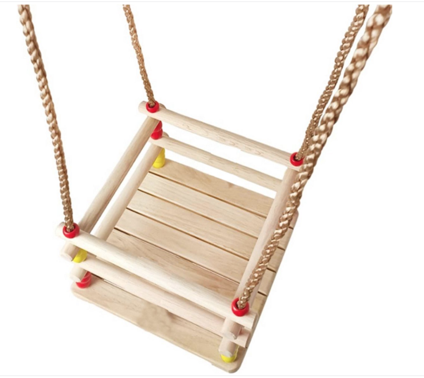 Houten schommel voor kinderen
