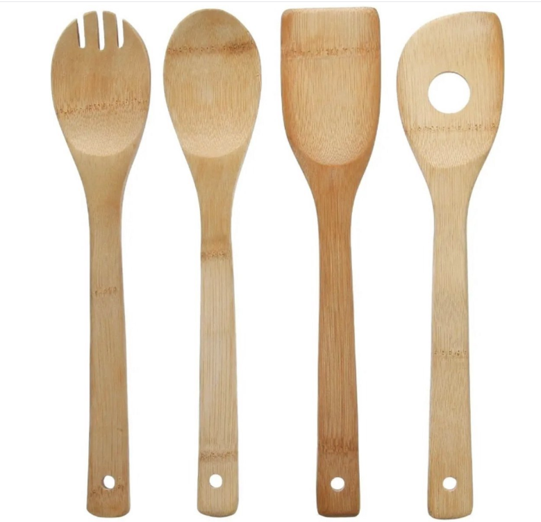 Bamboe keukengerei set