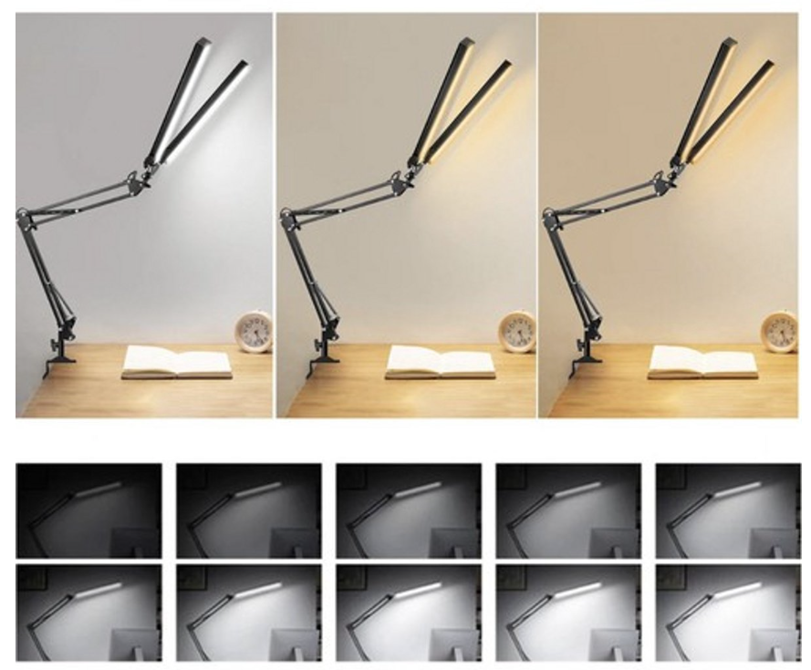 Bureaulamp met verstelbare arm