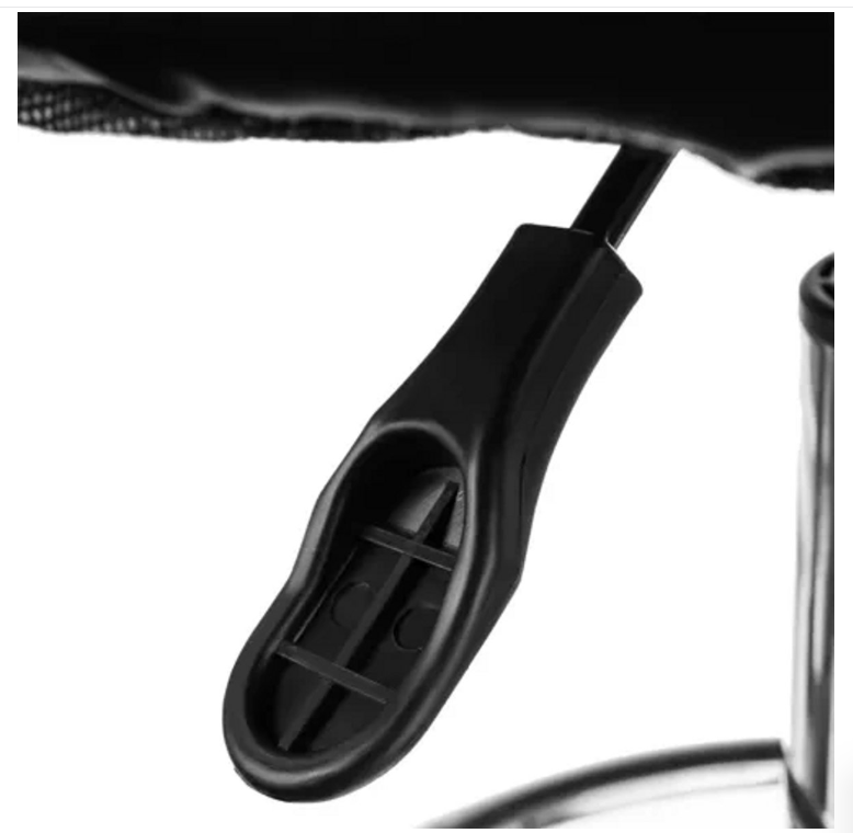 Ergonomische kruk met wieltjes