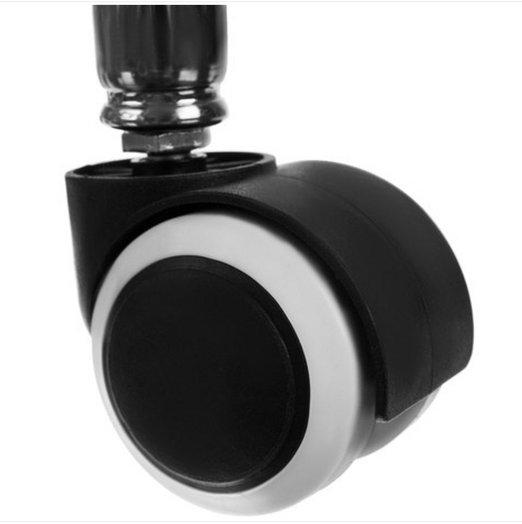 Ergonomische kruk met wieltjes