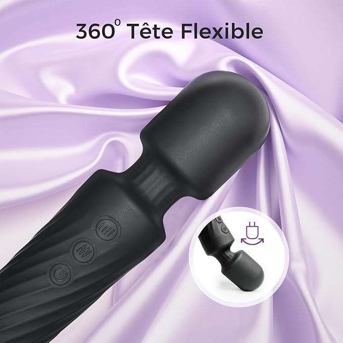 Vibromasseur rechargeable