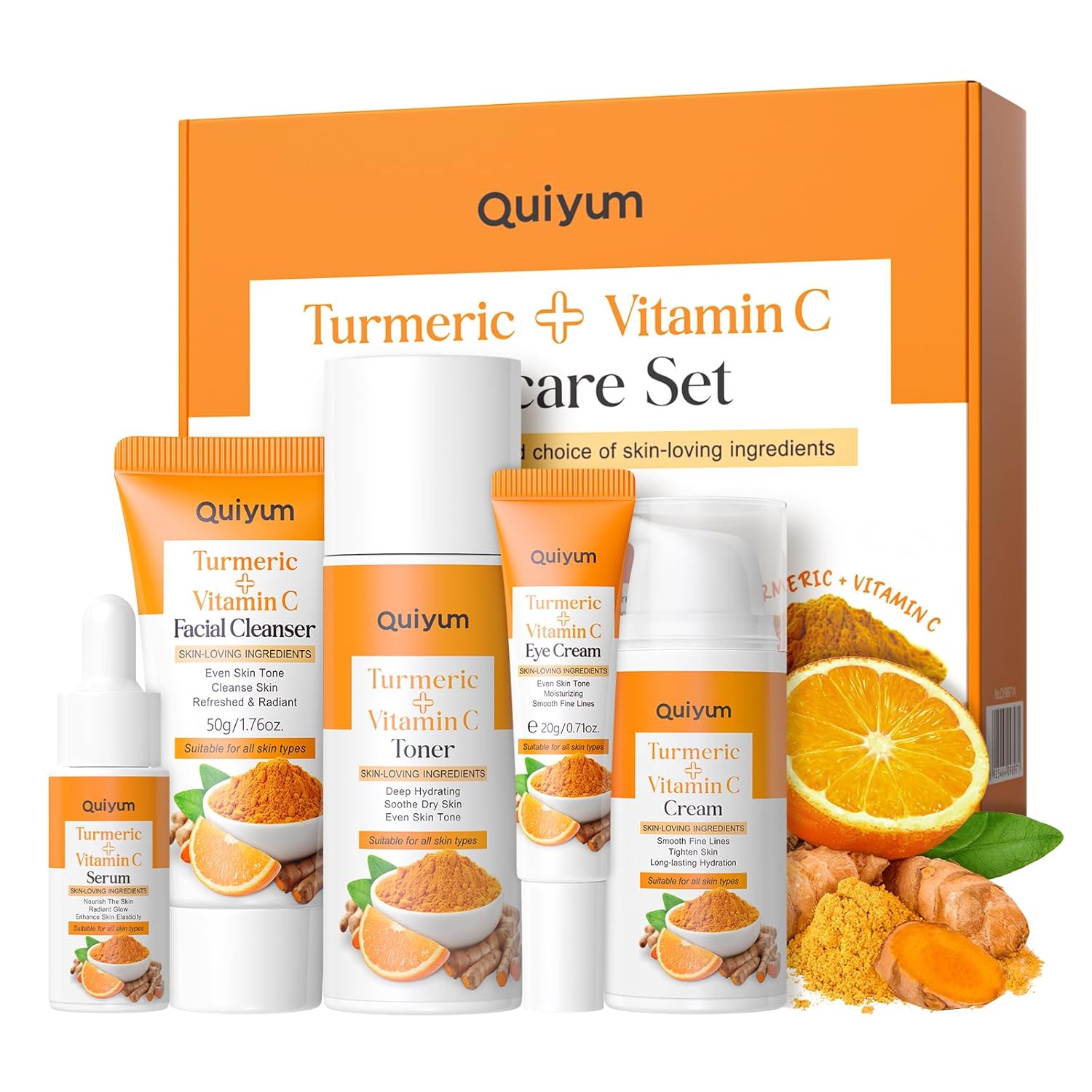 Turmeric + Vitamin C Skincare Set