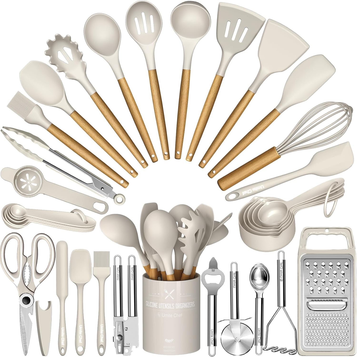 24-Piece Silicone Kitchen Utensil Set