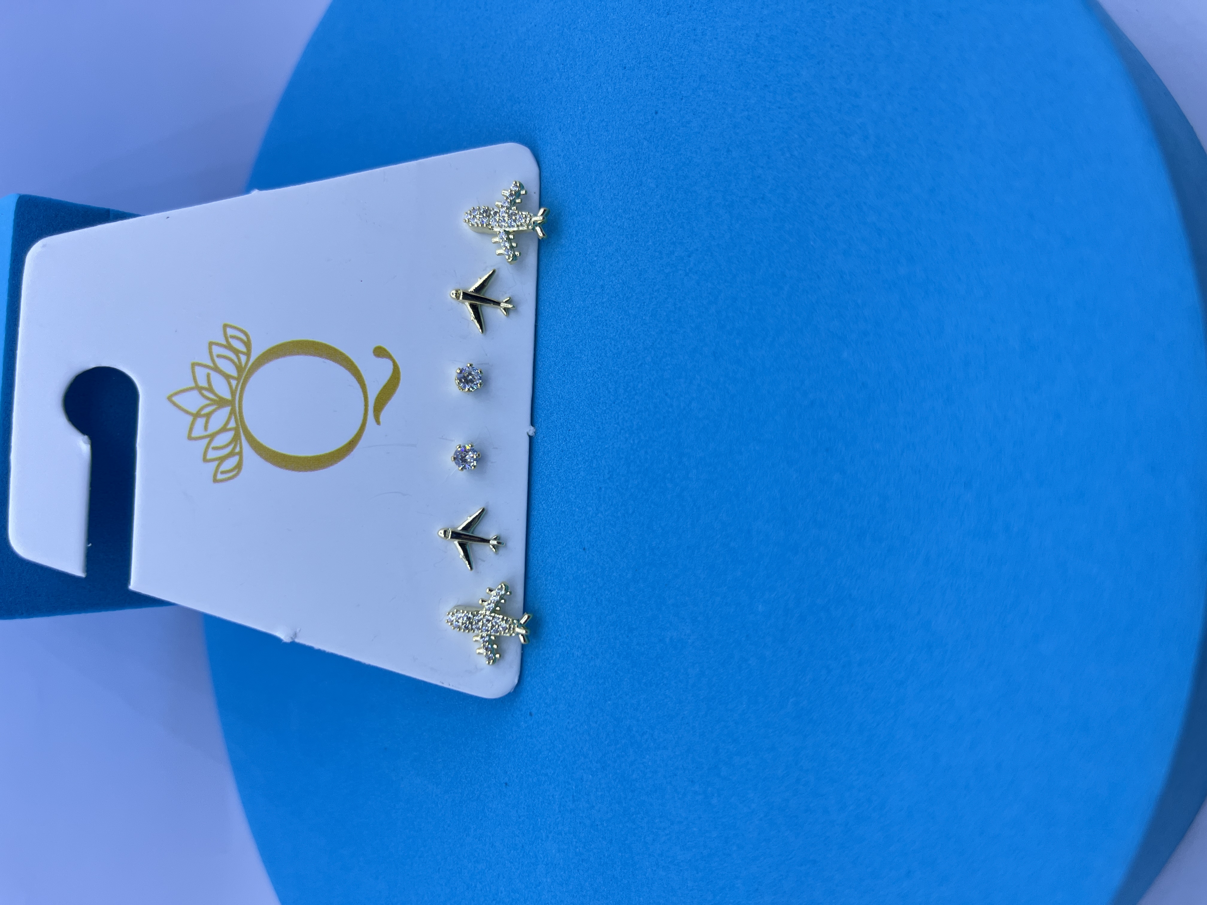 Silver Stud Earring Set