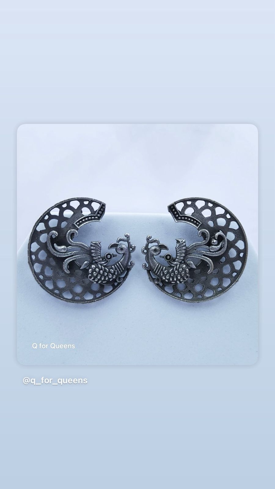 Antique Peacock Earrings