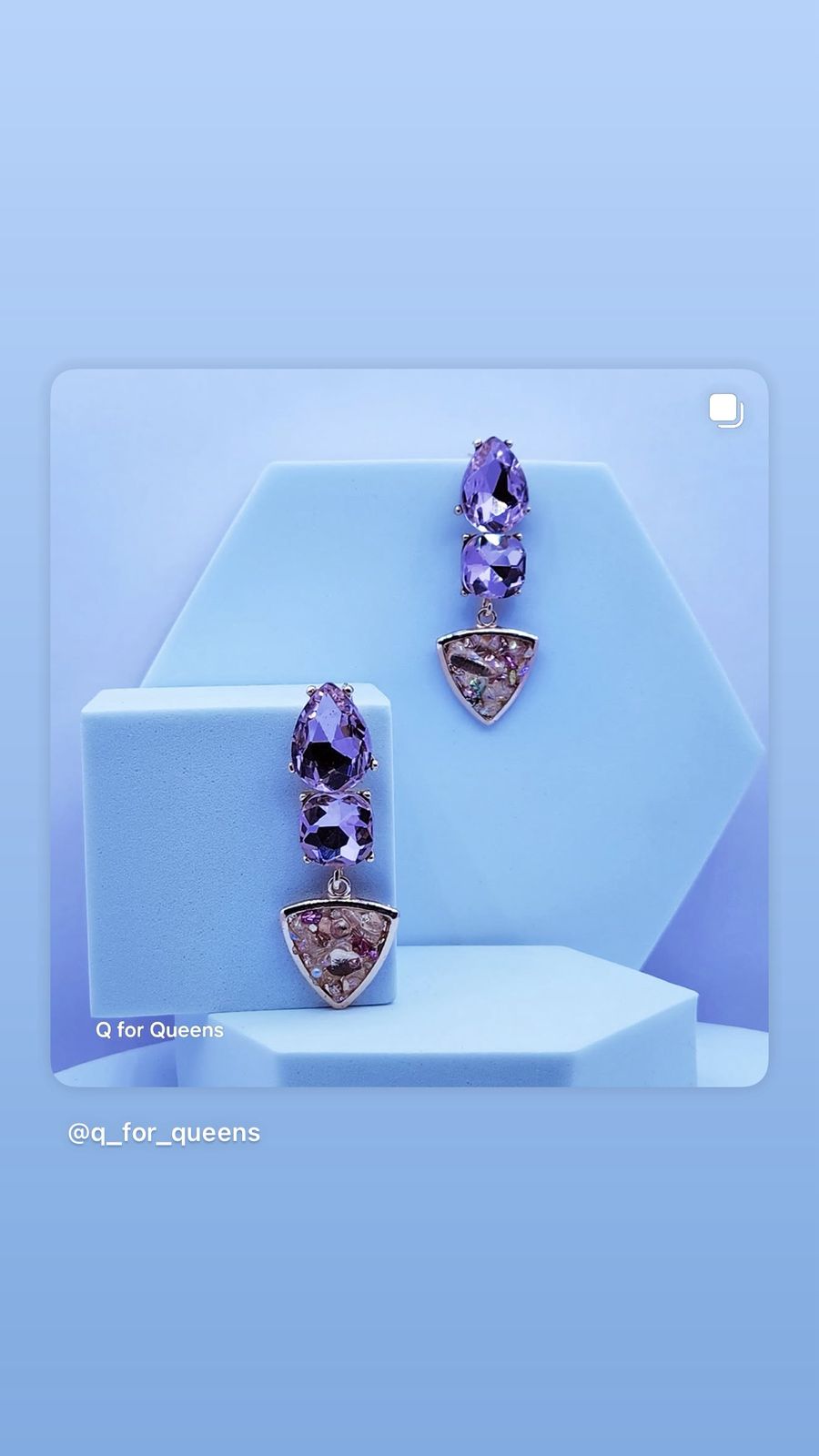 Amethyst and Diamond Earrings