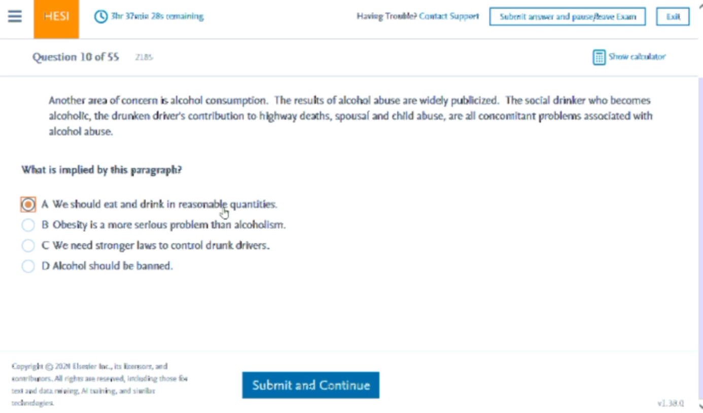 2025 HESI A2 Comprehension Q&A Set | Chamberlain 2025