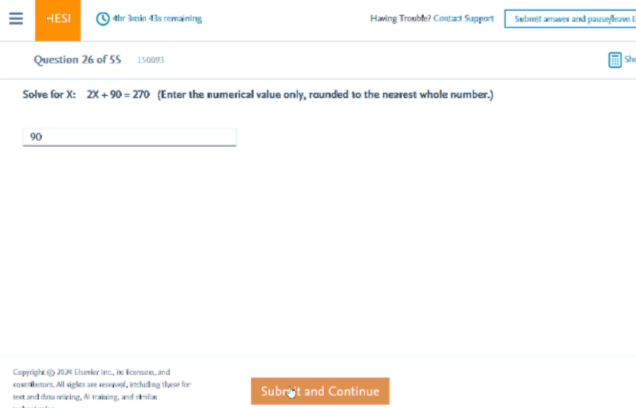 2025 HESI A2 Math Q&A Set | Chamberlain Updated 2025