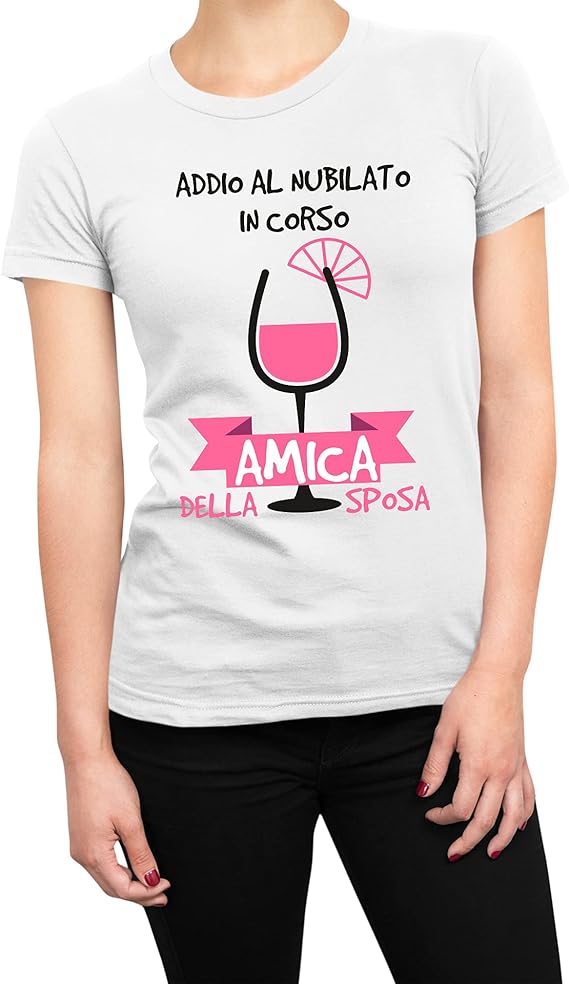 T-shirt Addio al Nubilato Amica della Sposa