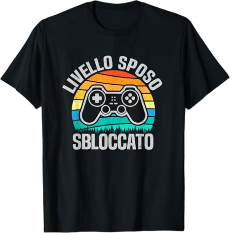 T-shirt Livello Sposo Sbloccato 
