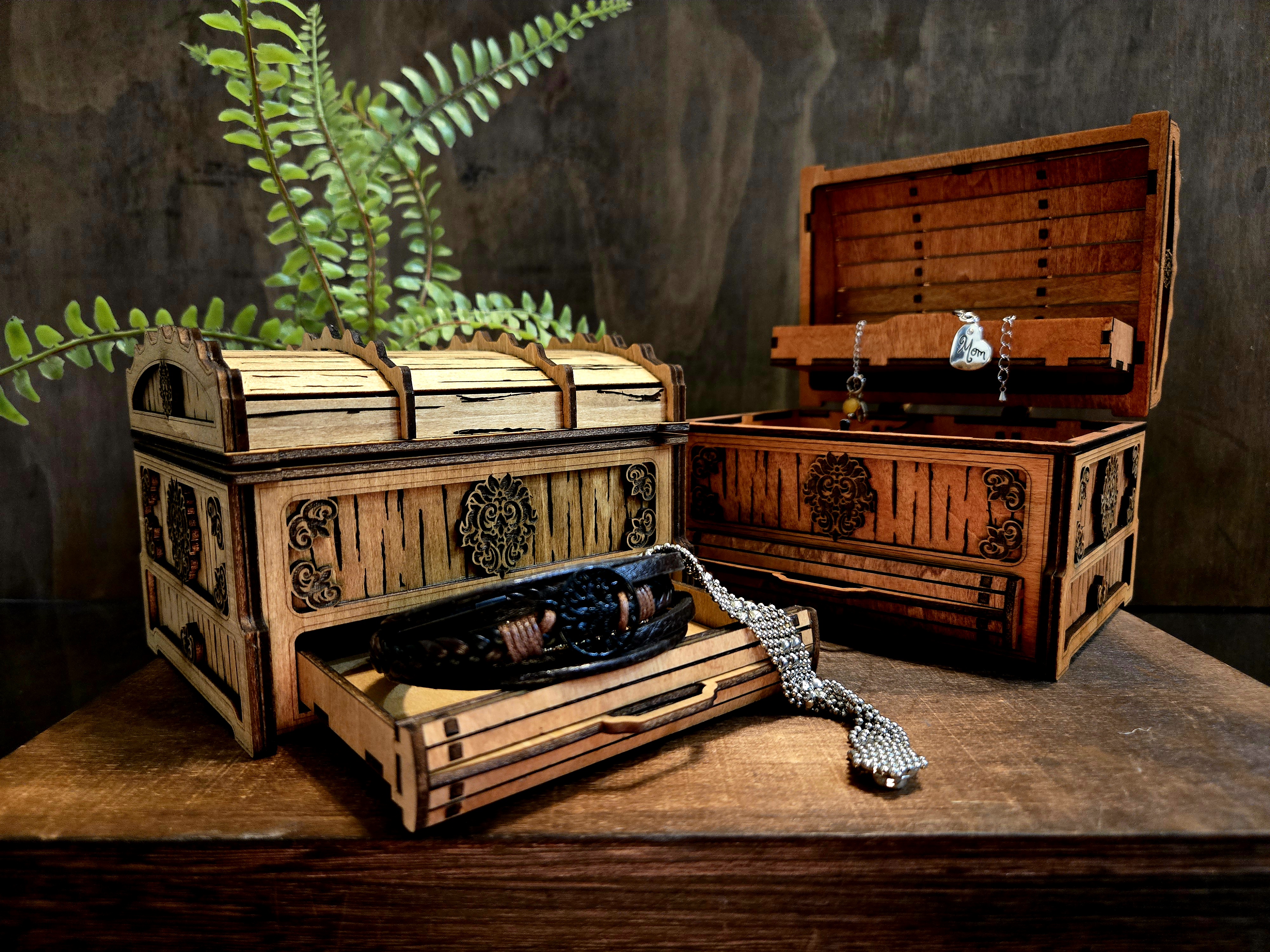 Handcrafted Wooden Jewelry Boxes