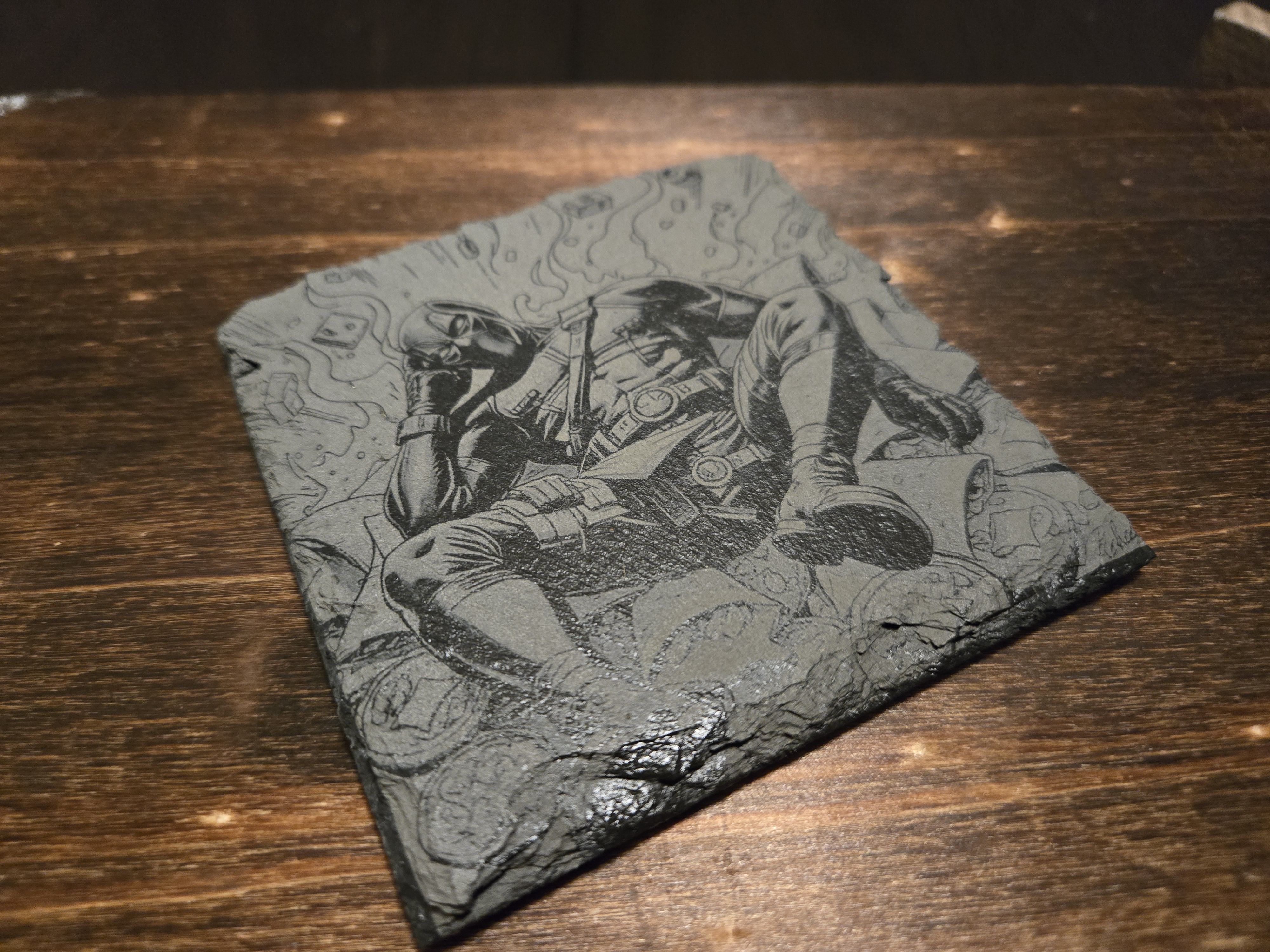 Custom Slate Tiles - Art Designed by Me