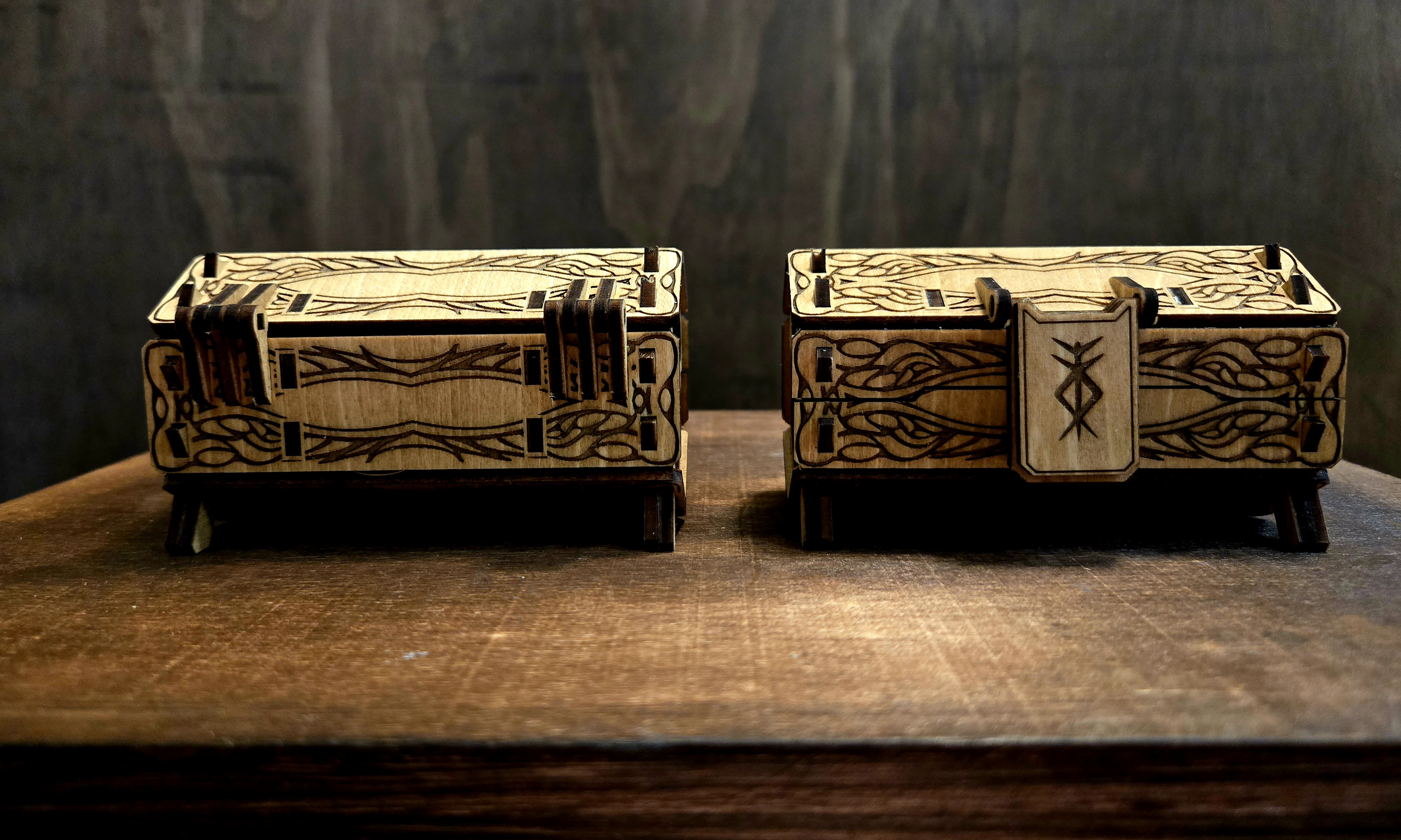 Small Engraved Dice/Storage Box