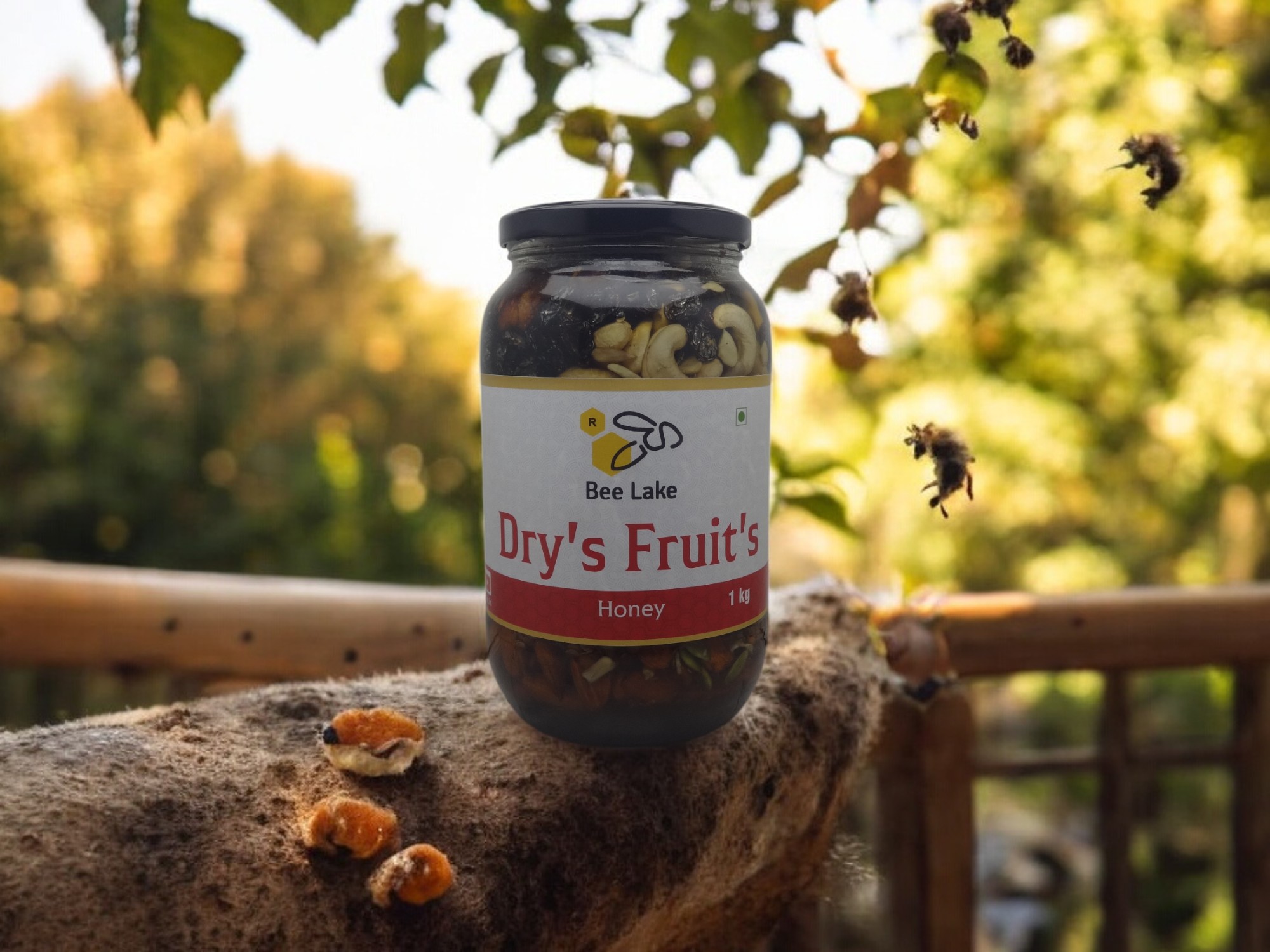 Bee Lake Dry's Fruit's Honey