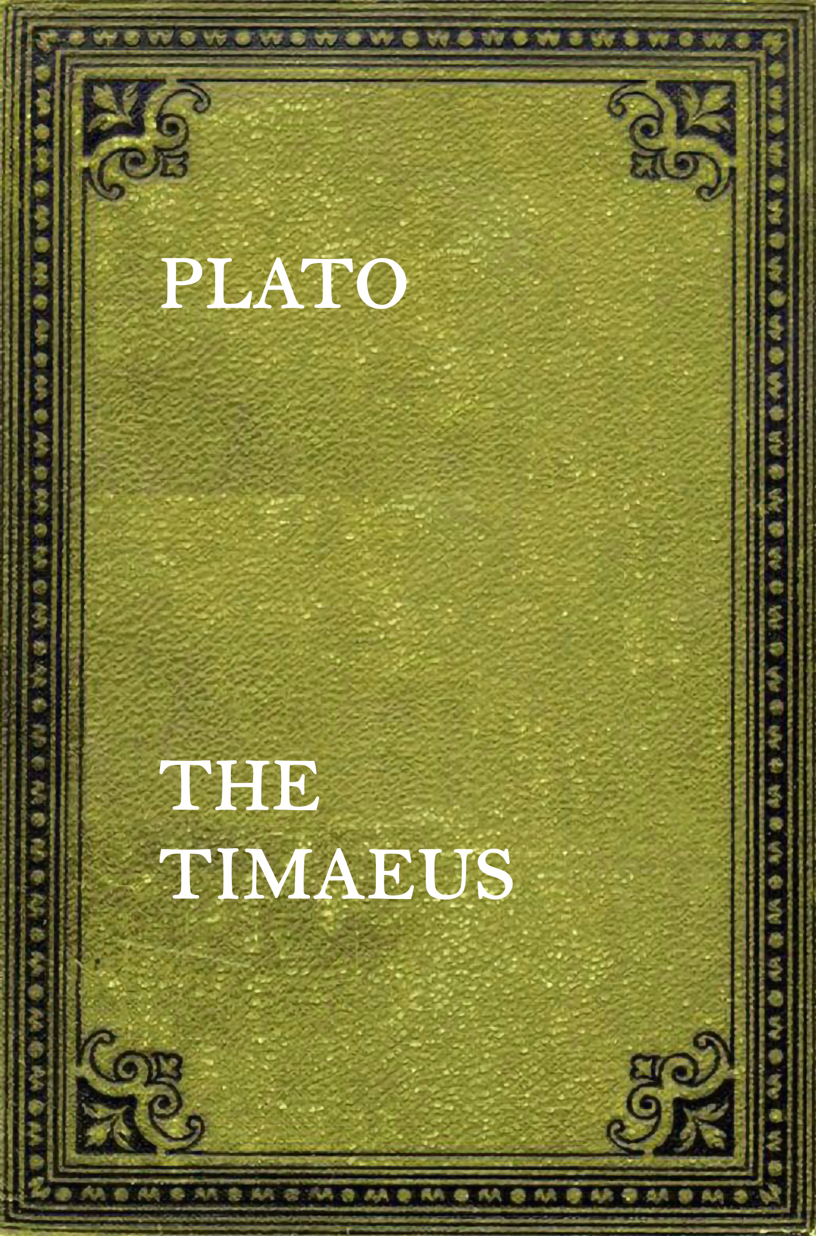 THE TIMAEUS by Plato